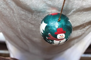 Boule de Noël gonflable imperméable, décoration suspendue en PVC pour extérieur, jardin, pelouse, véranda, Noël, fêtes - Product Image 5