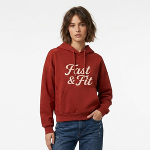 Sudaderas con Capucha para Mujer, al por Mayor, Transpirables, de Invierno y Otoño, Estampadas, Casuales, de Estilo Urbano, con Hombros Caídos, Tejidas y Personalizadas - Product Image 4