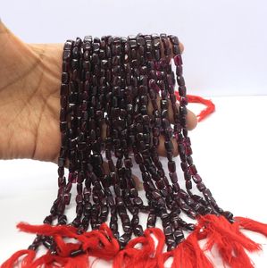 Natural Rhodolite <b>Garnet</b> Smooth Square Shape Beads 5-6MM Pink <b>Garnet</b> Gemstone Chicklet Plain Beads 12 Inch <b>Garnet</b> Beads Jewelry - Product Image 1