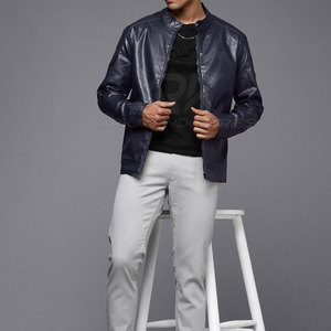 2026 Best Selling Products <b>Long</b> Sleeves Men <b>Leather</b> Winter <b>Jacket</b> High Quality Style Men <b>Leather</b> <b>Jacket</b> - Product Image 3