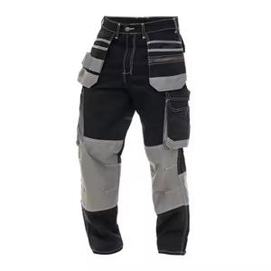 กางเกงคาร์โก้ผู้ชายกันน้ำ ระบายอากาศได้ดี ดีไซน์เข่าเสริมสองชั้น สำหรับใช้งานในงาน - Product Image 1