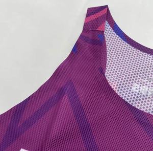 Camiseta Deportiva Personalizada con Impresión por Transferencia de Calor, 100% Algodón, Secado Rápido, Transpirable, Sin Costuras, para Maratón, Carreras, Hombre - Product Image 3