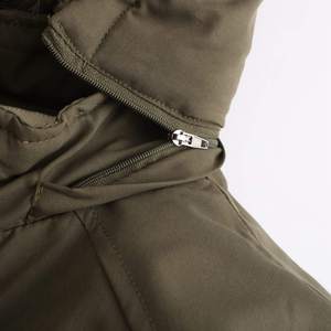 Parka thermique imperméable pour femme avec capuche à bordure en fourrure, fermeture éclair personnalisable, logo, veste d'automne, prix de gros usine - Product Image 3