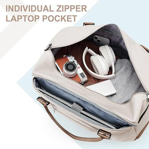 Sac de sport de grande capacité résistant à l'eau avec compartiment à chaussures, sac de sport léger en Cordura pour les voyages, la remise en forme et l'entraînement - Product Image 3