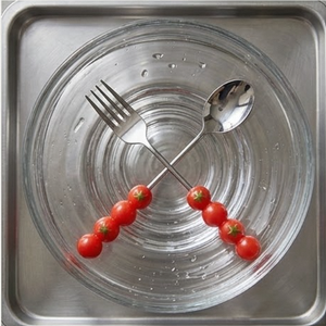 Cuchara para servir tomate - Juego de cubiertos de lujo dorados, cucharas pequeñas para helado, juego de cubiertos para postre para restaurante y cafetería. - Product Image 4