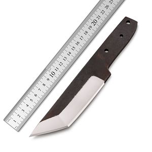 Couteau de chasse artisanal en acier inoxydable Pasha Enterprises, lame vierge, manche en cuir, étui, couteaux de survie et de filetage pour l'extérieur - Product Image 1