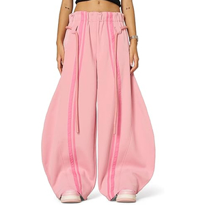 Pantalon Baggy Streetwear Homme Femme Coupe Ample Survêtement Jambes Larges Joggers Impression Logo Personnalisé Broderie Fournisseur OEM - Product Image 2