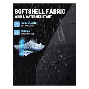 Pantalones de Esquí para Hombre, Forrados de Forro Polar, Impermeables, Aislantes para Invierno, Pantalones de Senderismo Duraderos, Pantalones Cargo para Trabajo al Aire Libre y Caza - Product Image 4