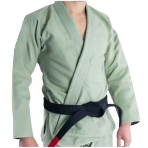 Uniforme Profesional de Artes Marciales Color Verde Menta, Kimono de BJJ de Algodón, Uniforme Profesional de Karate para Kata - Product Image 3
