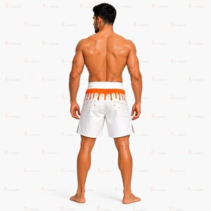Shorts d'entraînement MMA Performance 180g Polyester Spandex Extensible dans les quatre sens Séchage rapide Respirant Léger Vêtements de combat Grappling OEM - Product Image 5