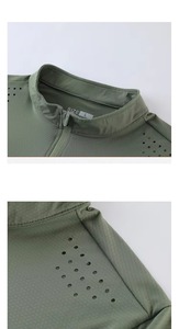 Fabricant de vêtements de sport personnalisés, t-shirts de compression pour la gym, légers, en polyester et élasthanne, marque privée, vente en gros - Product Image 6