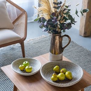 Articoli per la Casa e Decorazioni: Ciotole e Cesti in Erba Marina Intrecciata, Ecologici ed Eleganti - Product Image 3