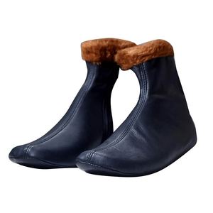 Chaussettes en cuir véritable, chaussettes d'hiver décontractées pour la maison, antibactériennes, personnalisées, de haute qualité, OEM, vente en gros - Product Image 6