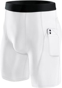 Men's Mid Waist Compression <b>Shorts</b> Solid Black Breathable <b>Spandex</b> Cotton Elastic Waist Casual Knitted <b>Shorts</b> - Product Image 4