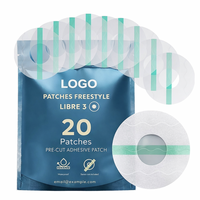 Patch CGM personnalisé en TPU pour Freestyle Libre 2, transparent, imperméable, longue durée, avec colle Henkel, non irritant