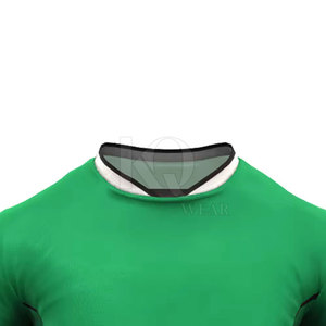 Ensemble d'uniformes de rugby personnalisés pour hommes, maillot à manches courtes respirant et léger de haute qualité, short assorti, parfait pour l'entraînement en équipe - Product Image 4