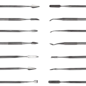 Ensemble de 7 spatules et outils de sculpture dentaires manuels à double extrémité en acier inoxydable pour mélange et sculpture - Product Image 2