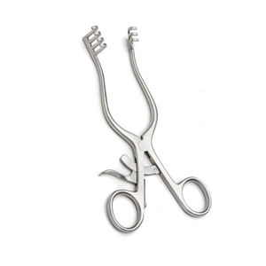 Écarteur chirurgical Adson sur mesure 240 mm, 9, 12, 3 x 4 pointes, à bout arrondi, non stérile, en acier inoxydable - Product Image 2