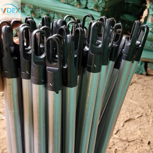 Suministros de limpieza de interiores de eucalipto de madera Natural de Vietnam, cabeza de escoba de PVC de 120cm, Fabricante Mayorista, manijas de fregona de escoba de madera - Product Image 5