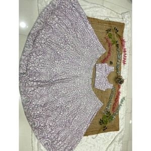 ด้ายสวยงาม lehenga choli สำหรับงานปาร์ตี้พรหม - Product Image 3