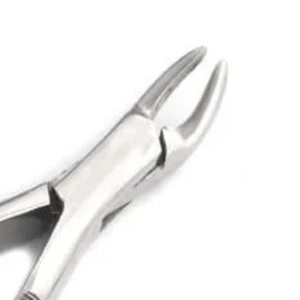 Forceps d'extraction dentaire # 83 Mâchoires dentées manuelles, poignée ergonomique, instrument d'extraction des dents supérieures et inférieures en acier inoxydable - Product Image 4