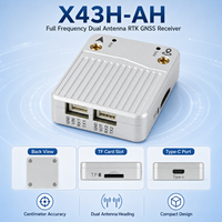 Récepteur GPS RTK GNSS multi-fréquences compatible GLONASS/GALILEO/BDS/QZSS, indice de protection IP54, température de fonctionnement de -45 à 75°C, pour voitures et réseaux COM