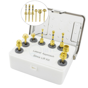 ชุดอุปกรณ์ยกไซนัสแบบ Lateral Approach สำหรับการผ่าตัดทางทันตกรรม สีทอง ใช้งานด้วยมือ ได้รับการรับรองมาตรฐาน CE ระดับ Class I - Product Image 1