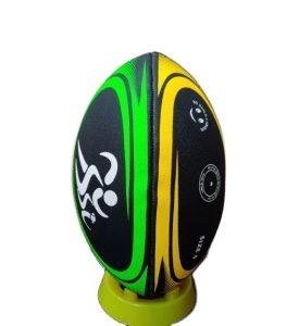 Durable Super Grip Rugby Training Ball Hand Sewn <b>PU</b> Rubber Design for Indoor and Outdoor Use - Product Image 5