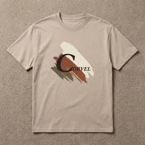 Artistic Brush Stroke Oversized O Neck <b>men's</b> <b>shirts</b> Relaxed Fit Custom Fashion Apparel Brush Art Graphics Wholesale Streetwear - Product Image 3