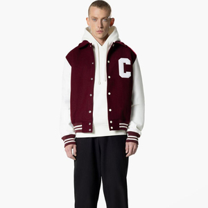 Wholesale OEM Customized Men Embroidered Logo Letterman <b>Jackets</b> men college <b>jacket</b> for men With OEM Wholesale Service - Product Image 1