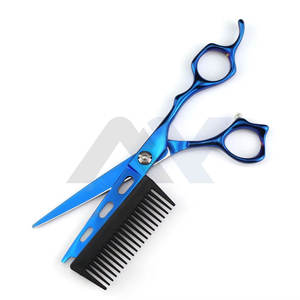 Tijeras de Peluquería con Peine Integrado, Diseño Personalizado, Acero Inoxidable, Grado Profesional, Tijeras de Peluquería Renovables - Product Image 3