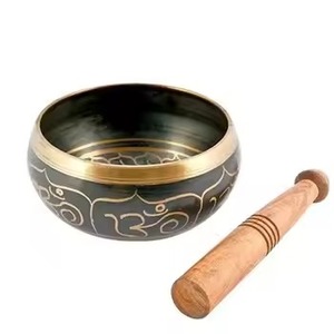 Cuenco de metal de sonido espiritual premium para meditación, terapia, yoga, sanación y práctica de mindfulness. - Product Image 1