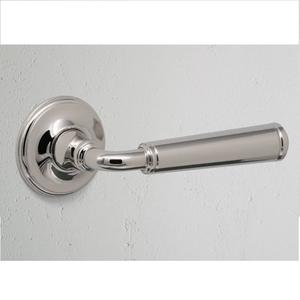 Manija de palanca para puerta de gabinete de acero niquelado para el hogar, personalizable con barra de privacidad y cerradura de puerta. - Product Image 5