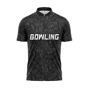 Maillot de bowling pour homme avec logo d'équipe, impression intégrale par sublimation, chemises vierges pour le football, vêtements personnalisables pour homme - Product Image 6