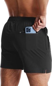 Shorts d'entraînement de gymnastique pour hommes de haute qualité en cours d'exécution pantalons courts légers Shorts d'entraînement de musculation - Product Image 2