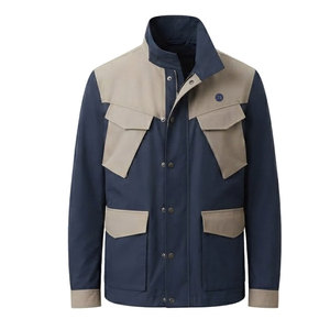 Chaqueta Utilitaria para Hombre, Diseño Simple y Casual con Bolsillos Frontales Funcionales, Ajuste Cómodo para Uso Diario y al Aire Libre - Product Image 5
