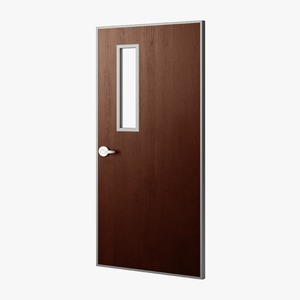Porte coupe-feu en bois de qualité supérieure, porte intérieure de luxe pour chambres d'hôtes et sorties de secours, disponible à la vente - Product Image 4