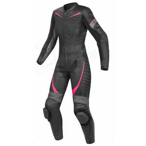 Traje de Motocicleta de Cuero Deportivo Personalizado para Mujer, Traje de Motociclista de Cuero para Mujer - Product Image 3