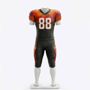 Uniformes de football américain professionnels en sublimation, design personnalisé, tailles, logos, noms, numéros, combinaisons de couleurs, Eoin Winston Sports - Product Image 1