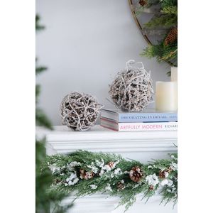 D6 gled ramoscello palla Set di 4 decorativi appesi albero di natale ornamenti per feste decorazioni - Product Image 6