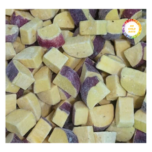 Trozos de patata dulce congelados, sabor natural, ingrediente vegetal congelado para catering y cocina - Product Image 1