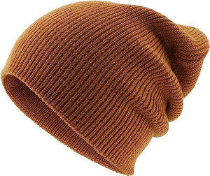 Gorro de punto cálido de lana de yak de color liso con orejeras, nuevo de fábrica, para hombre, de felpa, para otoño e invierno, para adultos. - Product Image 4