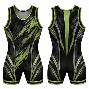 Professional Wrestling <b>Singlets</b> Custom Printed Men Boys Wrestling Uniforms Lightweight Stretch Athletic Sportswear - Product Image 6