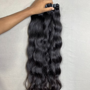 Perruque Lace Front Deep Wave en Cheveux Indiens avec Fermeture HD en Dentelle et Mèches de Cheveux Humains - Product Image 4