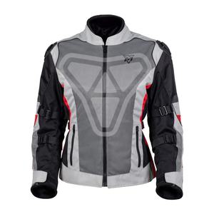 Blouson d'été pour moto pour hommes et femmes, équipement de moto avec rembourrage de protection, tissu Cordura, visibilité nocturne améliorée - Product Image 1