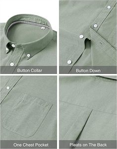 เสื้อเชิ้ตผู้ชาย Matrix Weave รุ่น Oxford แบบลำลอง ปกติดกระดุม แขนยาว มีกระเป๋าเสื้อ รุ่น 2026 Signature Elite Edition - Product Image 4