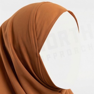 Hiyab de Chifón de Color Sólido para Mujer, Transpirable, para Uso Diario, Pañuelo Étnico de Oriente Medio - Product Image 4