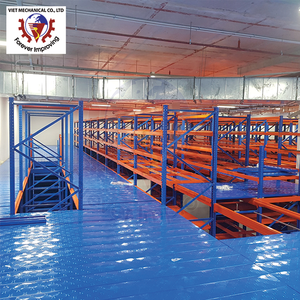 Sistema de estante de entresuelo de acero duradero con protección contra la corrosión diseñado para maximizar el espacio vertical en almacenes y fábricas - Product Image 4