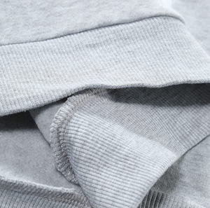 Sudadera Personalizada con Logotipo para Hombre, Cuello Redondo, Felpa a Rayas, 100% Algodón, Letra Bordada, Estilo Urbano de Invierno - Product Image 3