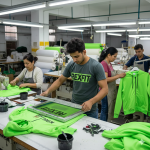 บริการ OEM เสื้อฮู้ดดี้ผ้าเฟรนช์เทอร์รี่หนานุ่มทรงโอเวอร์ไซส์ สตรีทแวร์ตามความต้องการของลูกค้า  รับสกรีนลาย ซิปฮู้ดดี้ - Product Image 3